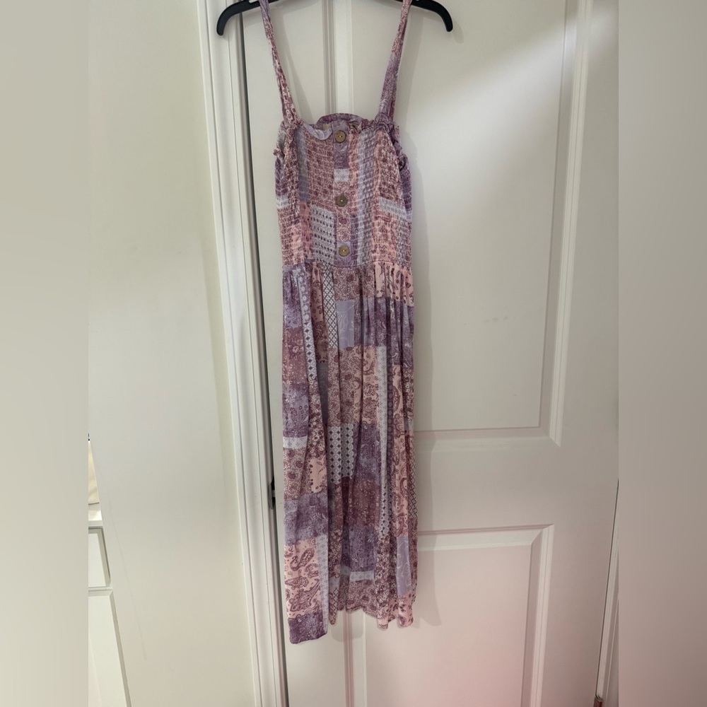 Liberty Love Lavender and Pink Textured Dress